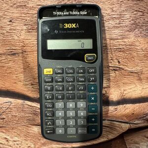 Texas Instruments TI-30Xa Scientific Calculator Exam Approved With Slide Cover